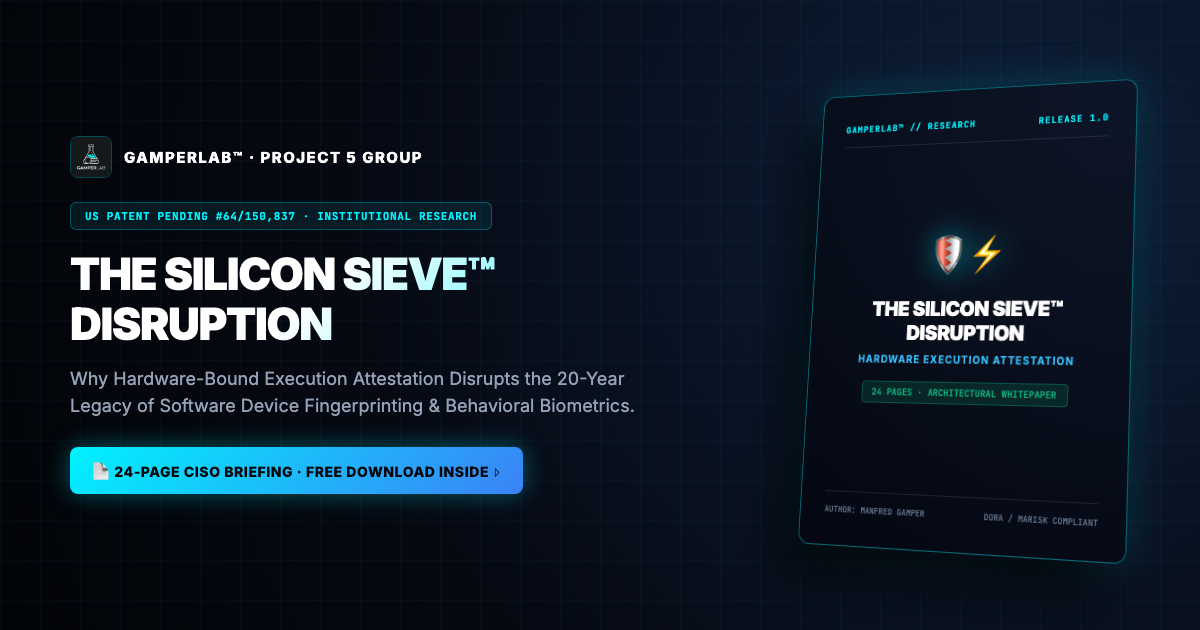 Silicon Sieve Disruption Whitepaper Cover